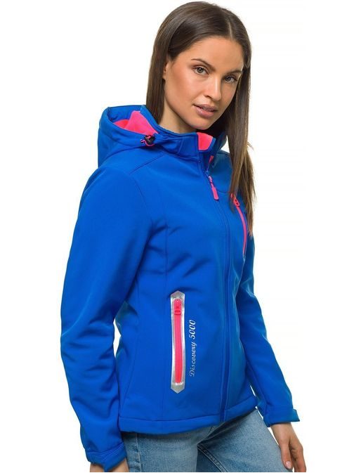 Edinstvena ženska softshell jakna v nebeško modri barvi JS/HH029/9