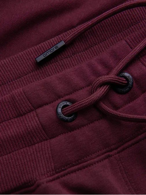 Bordo enobarvne kratke hlače V3 SRBS-0149