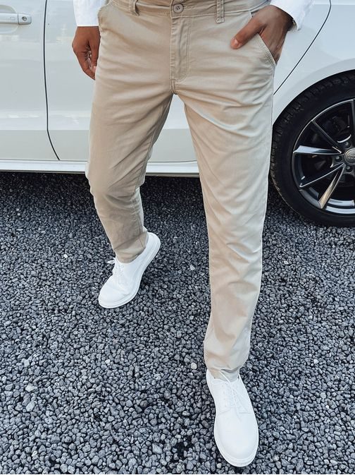 Moške hlače Urban bež barve