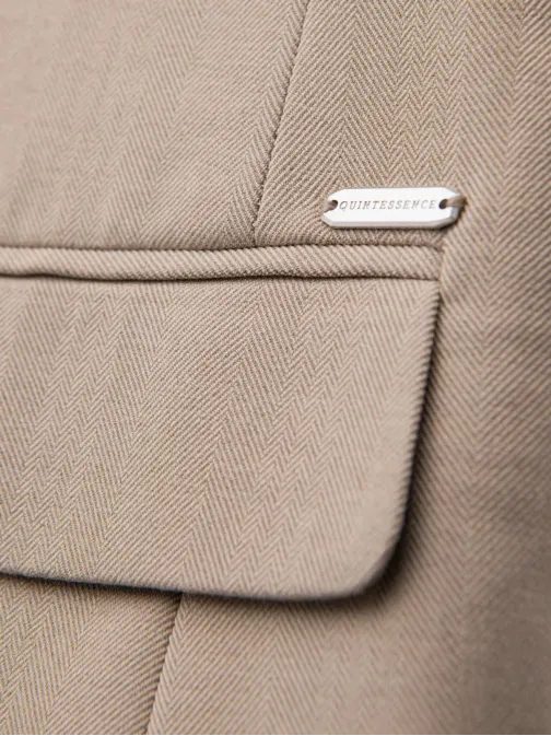 Elegantna bež moška jakna V2 BLZB-0135