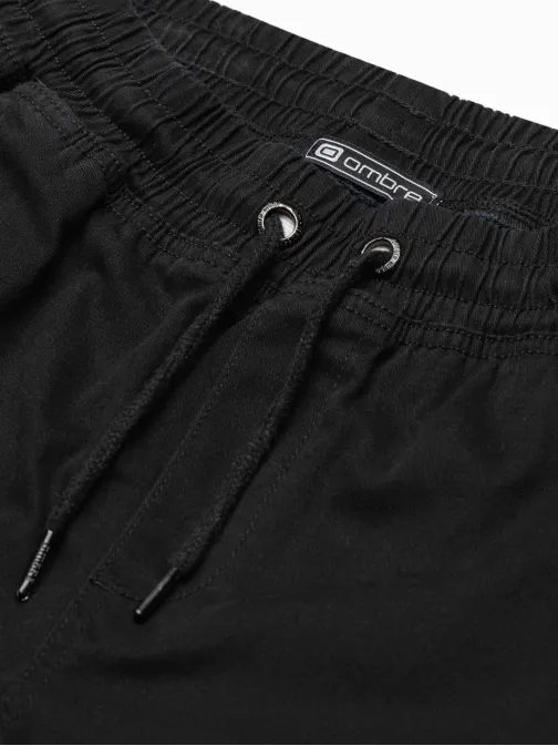 Črne modne jogger hlače P886