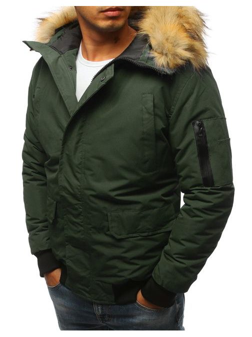 Moška zimska jakna zelena