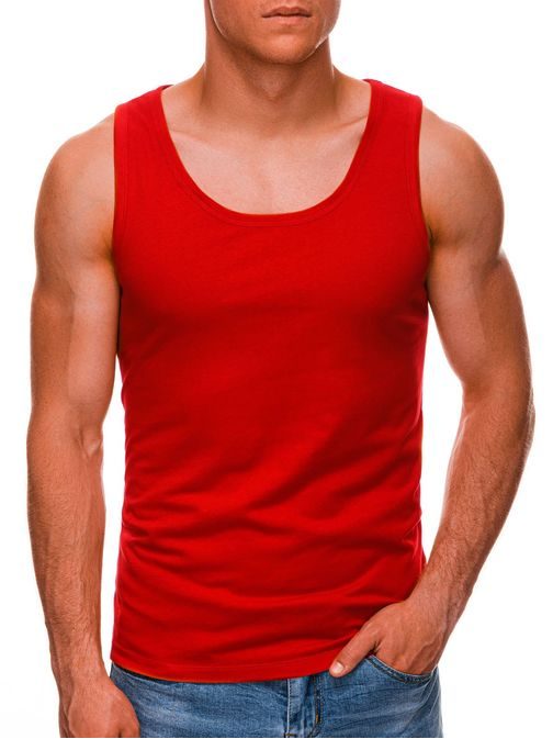 Preprosta rdeča majica S708