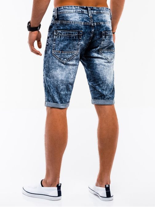 Temno modre jeans kratke hlače w216