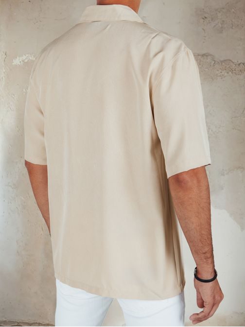 Priložnostna bež moška srajca