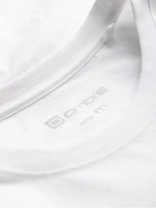 Bela majica z zanimivim potiskom V3 TSPT-0167