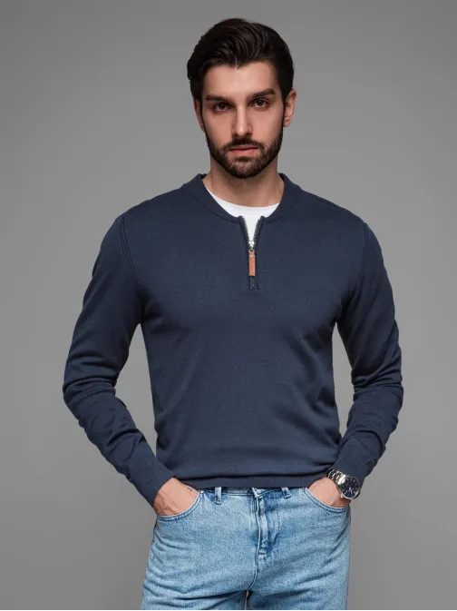 Moderen granat moški pulover V4 SWZS-0124