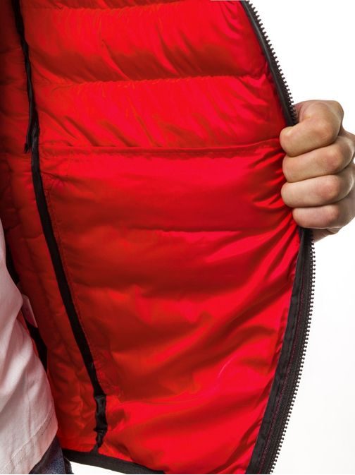 Prešita zimska jakna rdeča OZONEE JS/SM36