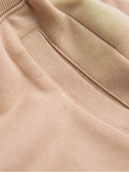 Bež enobarvne kratke hlače V6 SRBS-0149