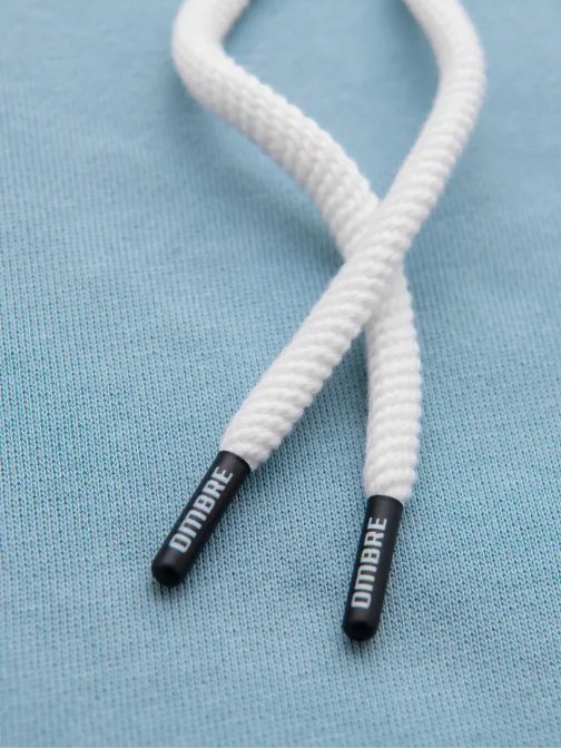 Modna svetlo modra majica s kapuco SSBN-0270