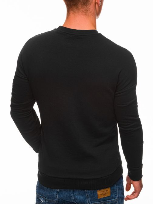 Originalen črn pulover s potiskom B1342