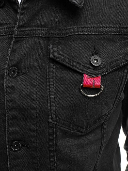 Moška jeans jakna v črni barvi OT/2025