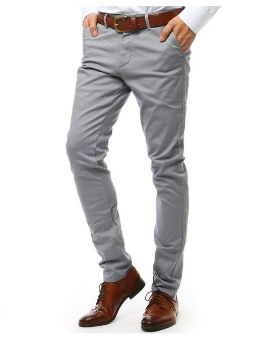 Chinos svetlo sive hlače