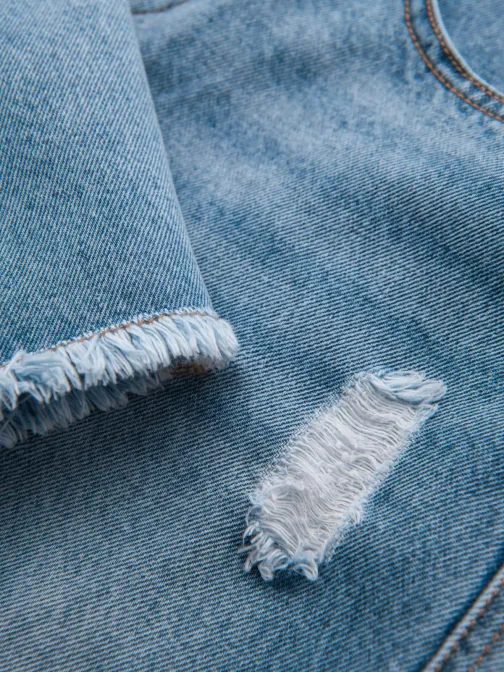 Privlačne modre kratke hlače iz džinsa V2 SRDS-0157