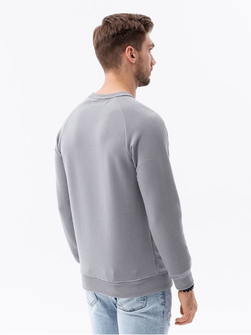 Siv stilski pulover B1156