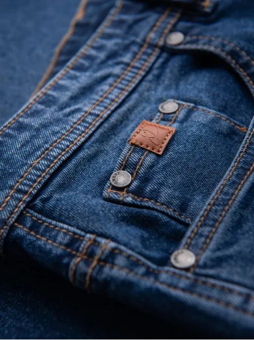 Klasične temno modre kratke hlače iz džinsa V3 SRDS-0171