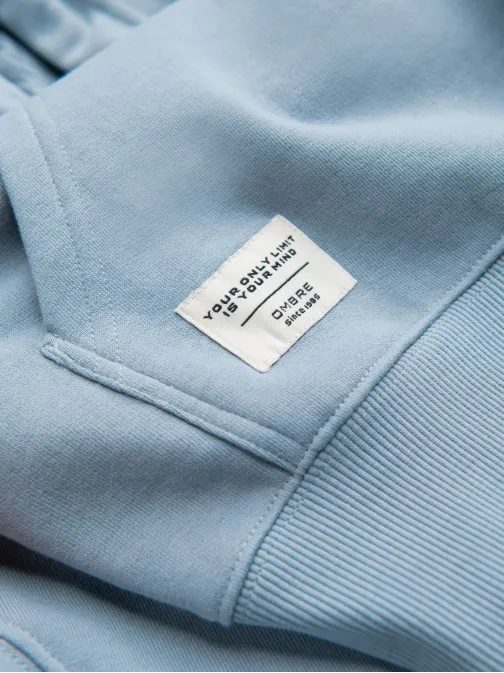 Brezčasen moder pulover V7 SSBN-0177