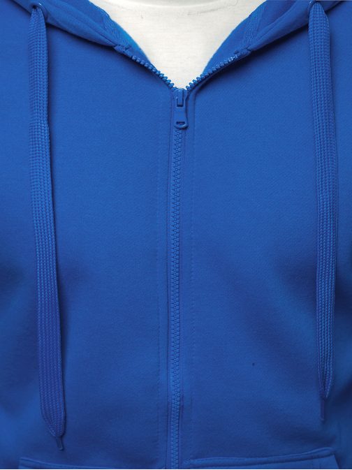 Pulover s kapuco v modri barvi JS/2008Z