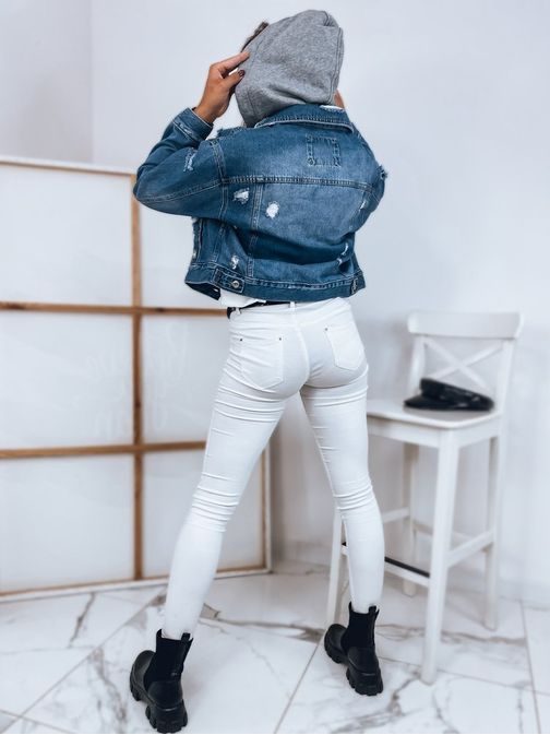 Stilska ženska jeans jakna Boost nebeško modra