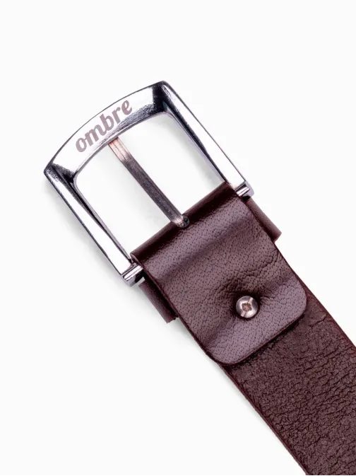 Komplet moških dodatkov v rjavi barvi a654