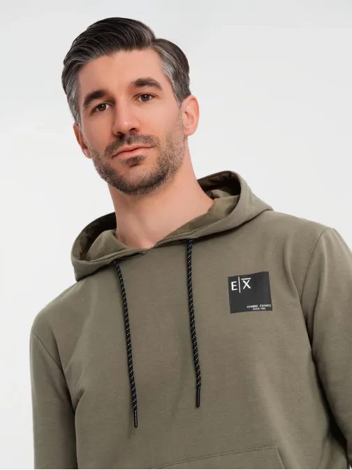 Oljčna moška športna obleka (majica in hlače) V4 Z107