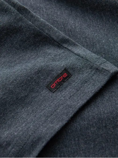 Temno modra moška majica z gumbi V5 TSCT-0155