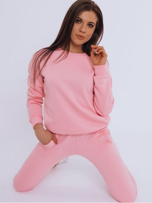 Enostavna pastelno rožnata ženska jopica Fashion