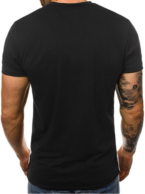 Edinstvena moška majica črna OZONEE JS/100702