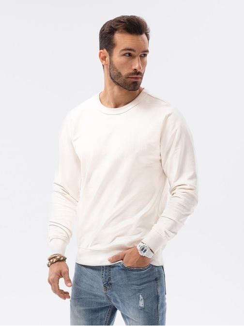 Udoben pulover v krem barvi B1153