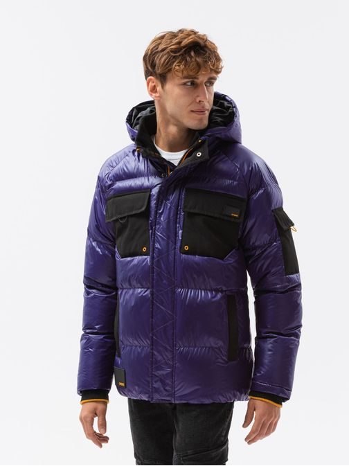Stilska jakna v vijolični barvi C457