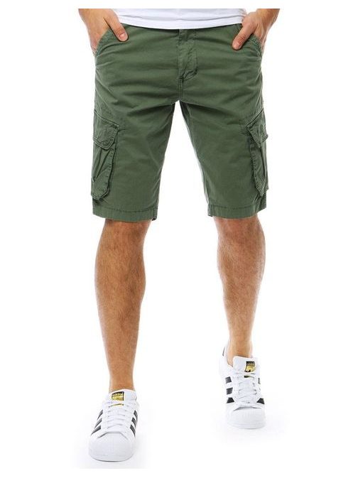 Trendovske zelene kratke hlače z žepi