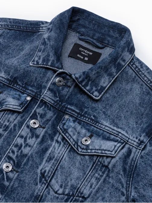 Modna temna jeans jakna C441