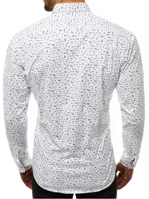 Stilska moška bela srajca V/K191Z
