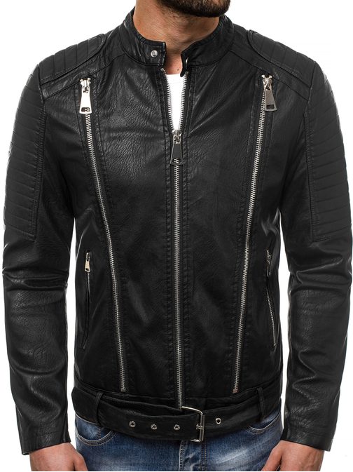 Stilska moška črna jakna OZONEE O/88907