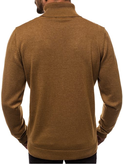 Rjav moški pulover OZONEE B/95008