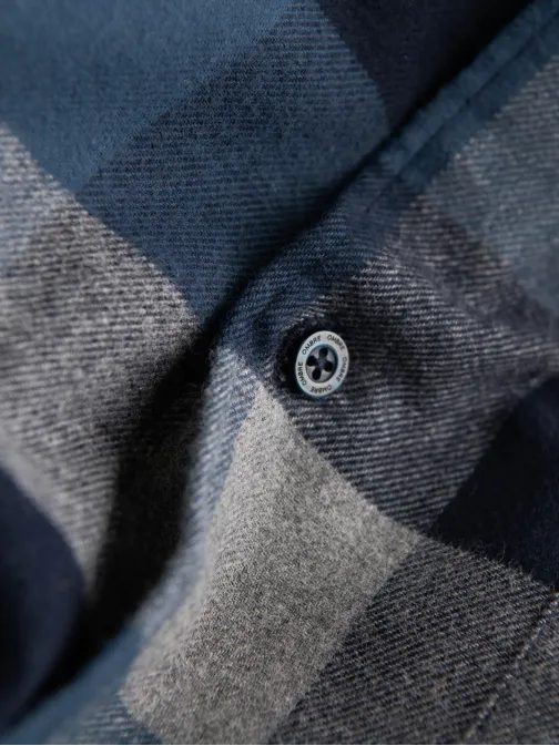 Originalna flanelna karo modra srajca V4 SHCS-0150