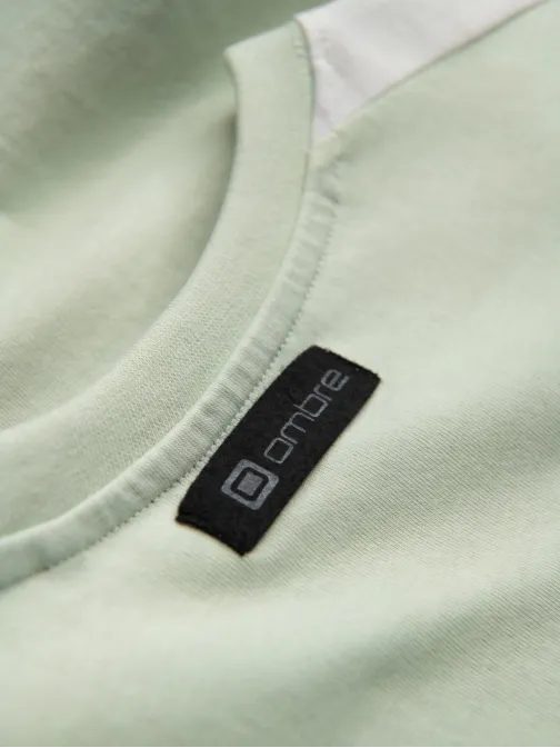 Edinstvena majica z našitkom v barvi mete V9 S1632