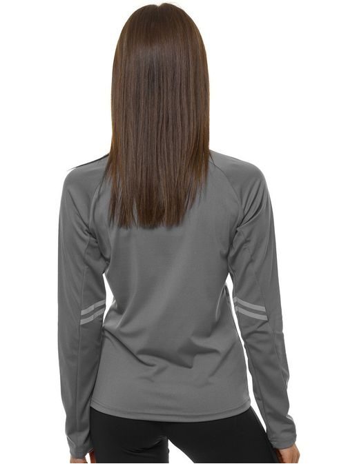 Enostavna siva ženska prehodna jakna JS/M20319