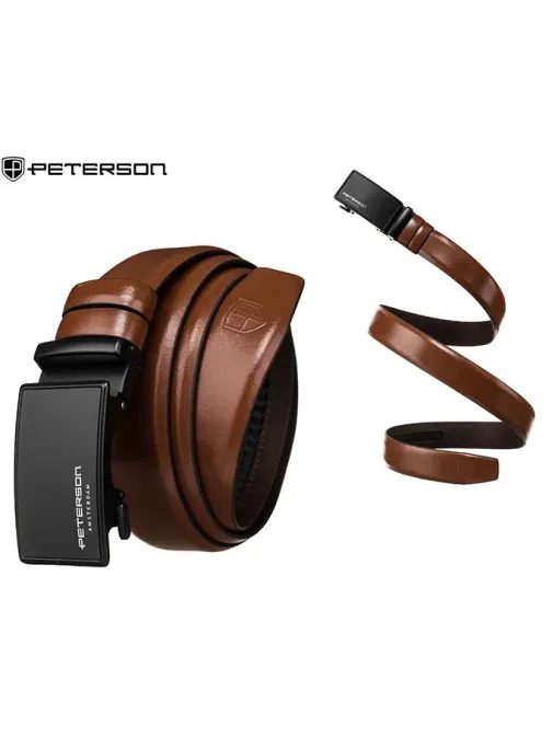 Modni pas iz rjavega usnja Peterson