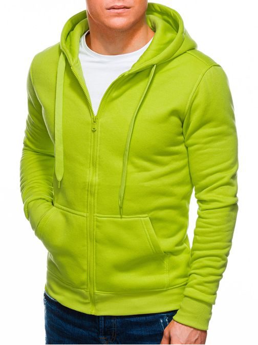 Udoben pulover v barvi limete B895