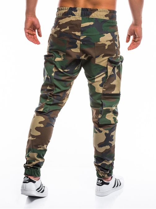 ARMY JOGGER HLAČE V ZELENI BARVI P706