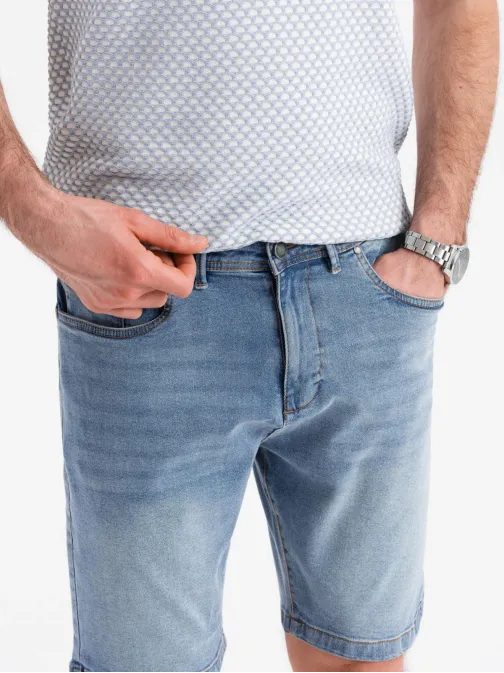 Klasične svetlo modre kratke hlače iz džinsa V2 SRDS-0171