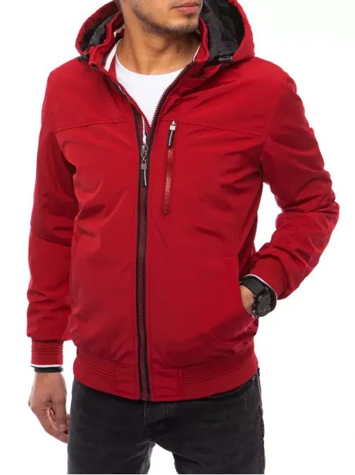 Trendovska prehodna rdeča jakna
