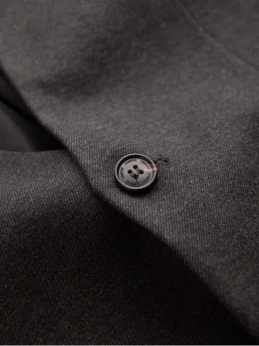 Brezčasen črn blazer s stoječim ovratnikom V5 BLZB-0131