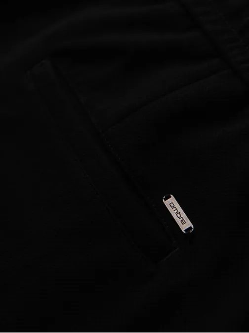 Elegantne moške športne hlače črne V2 OM-PACP-0283