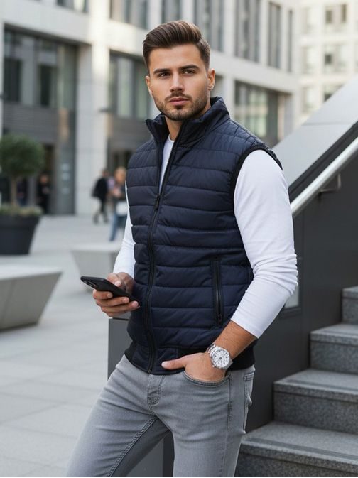 Granaten stilski brezrokavnik brez kapuce