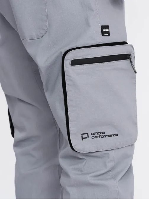 Brezčasne sive jogger hlače V8 PAJO-0135