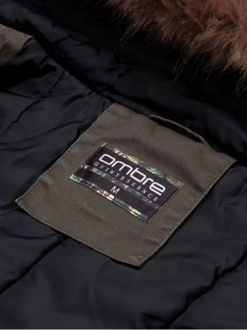 Stilska olivna zimska bunda C512