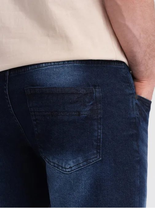 Osnovne temno modre jeans kratke hlače V3 SRDS-0145