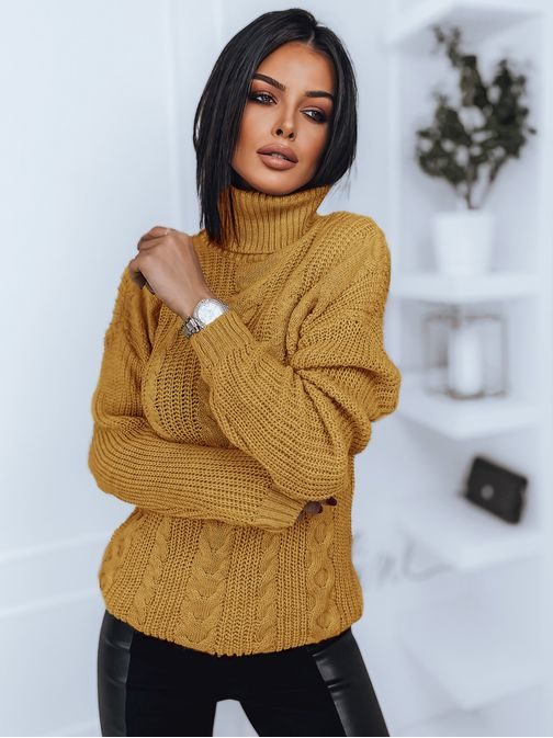 Rumen ženski pulover Ramona čudovitega izgleda